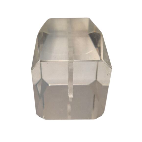 Alabama Fan Club Country Music Group Glass Paperweight Vintage Laser Etched - Picture 4 of 4